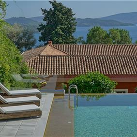 5 bedroom villa with infinity pool on Lefkada, sleeps up to 14